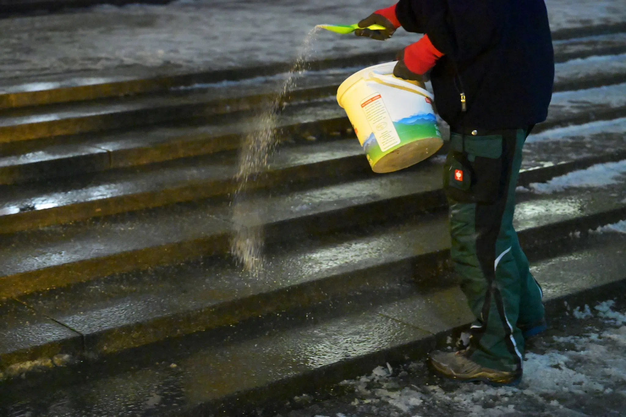 Tagsüber kalt, nachts glatt