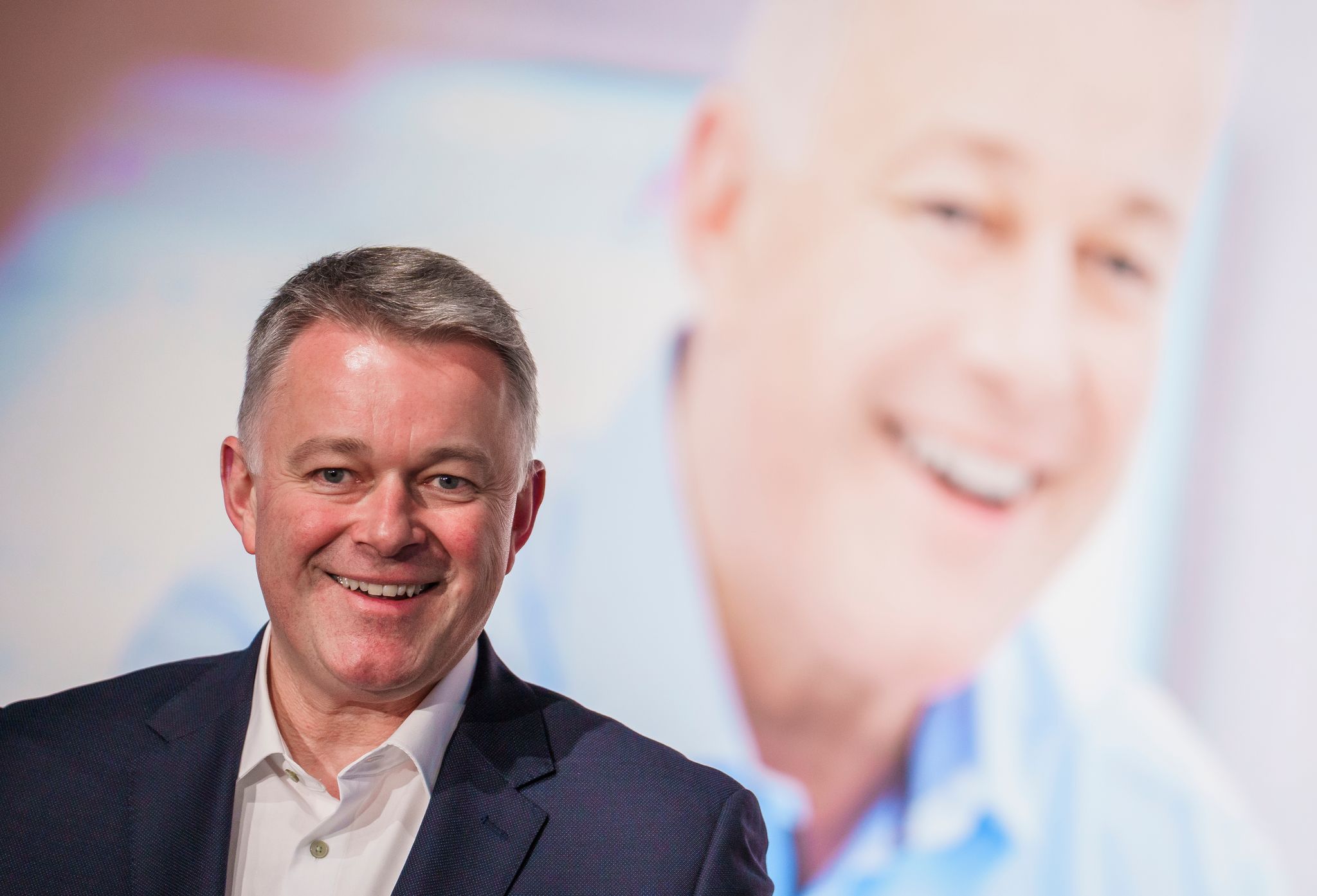 Schnieder mit der Ranzengarde beim Rosenmontagszug