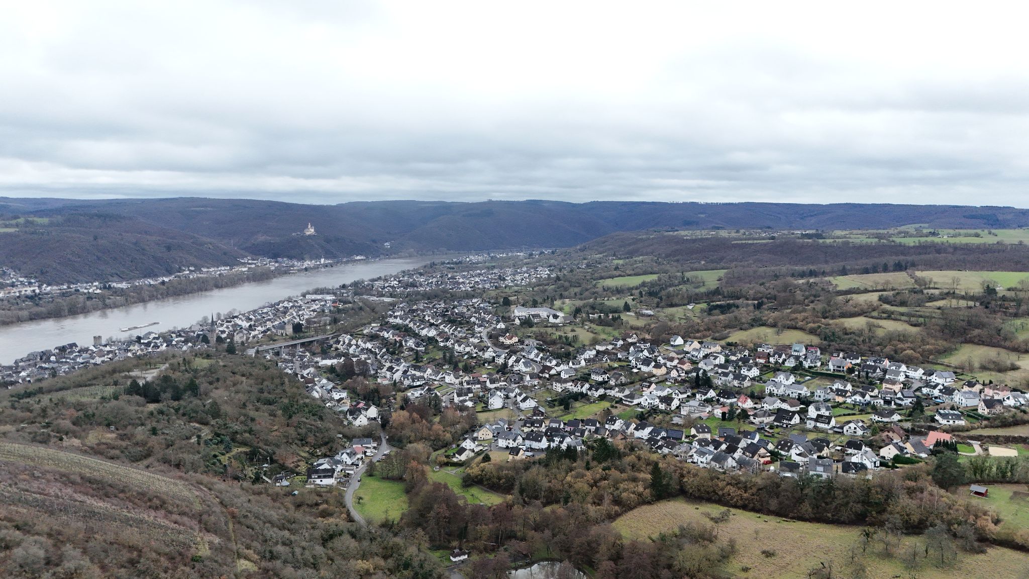 Wolken und Regen bestimmen das Wetter in Rheinland-Pfalz