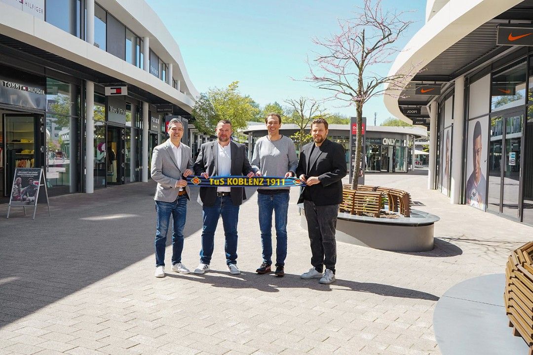 Outlet Montabaur wird Haupt- und Trikotsponsor der TuS Koblenz