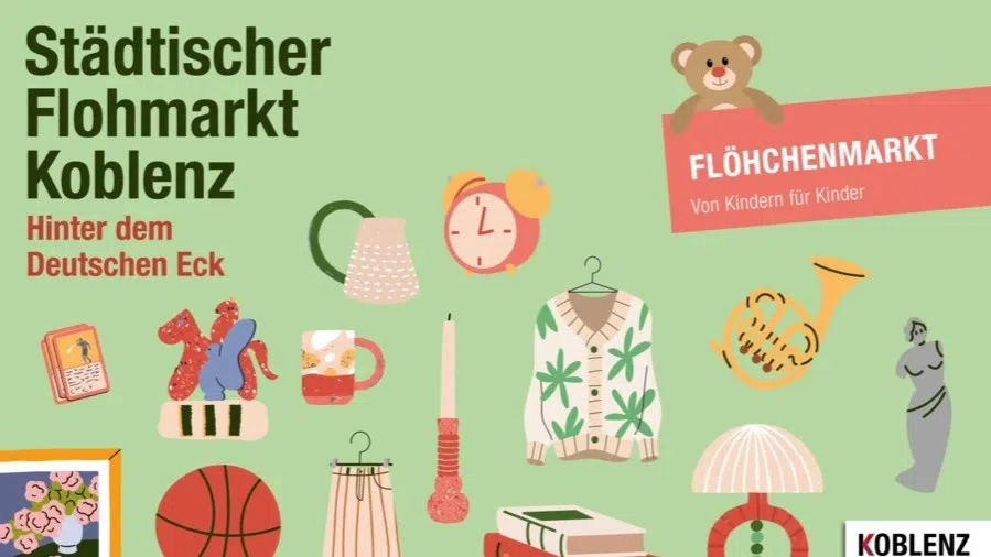 Flohmarkt‑Saison in Koblenz startet – großer Trubel am Deutschen Eck erwartet