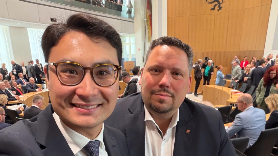 Startschuss für Philip Rünz im Mainzer Landtag Startschuss für Philip Rünz im Mainzer Landtag