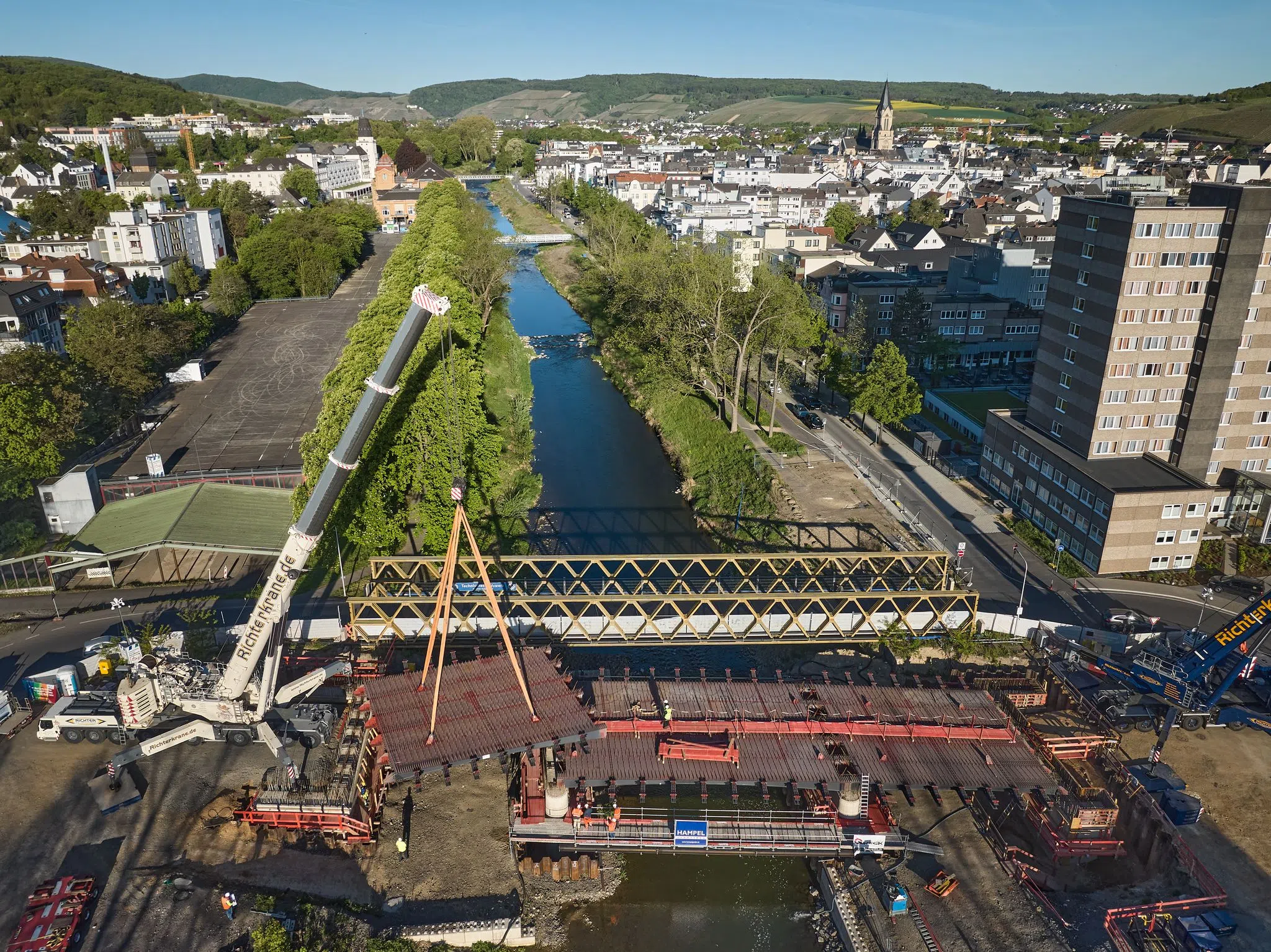 Neue Landgrafenbrücke soll Hochwasser im Ahrtal standhalten