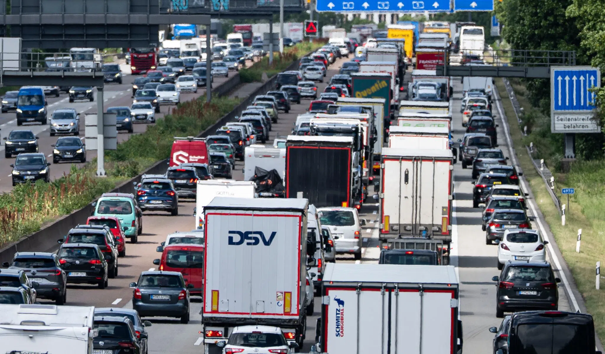 Sperrungen und Staus machen Autofahren in Rhein-Main zu Qual