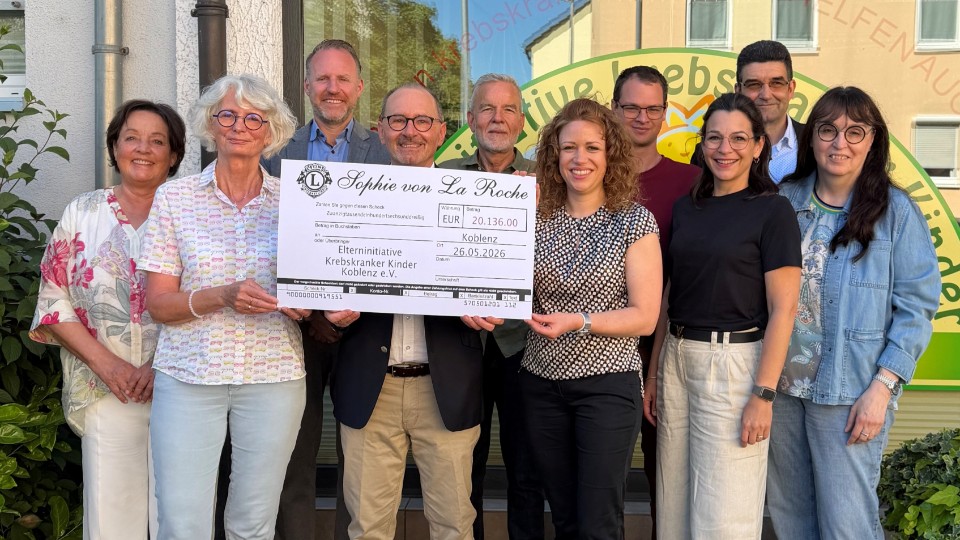 20.000 Euro für krebskranke Kinder: Weinmesse des Lions Club Koblenz feiert erfolgreiche Premiere 20.000 Euro für krebskranke Kinder: Weinmesse des Lions Club Koblenz feiert erfolgreiche Premiere
