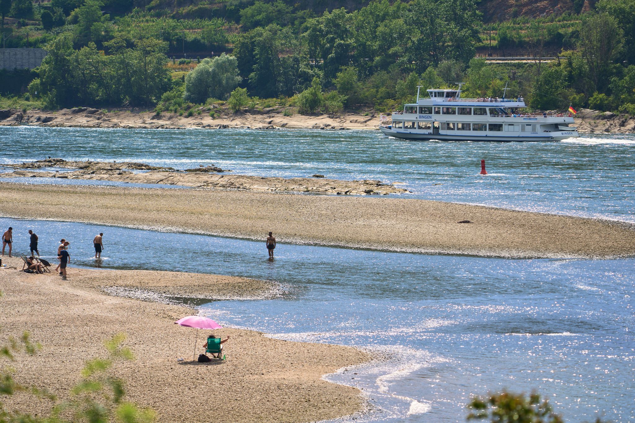 Warme Flüsse - 27 Grad im Rhein möglich Warme Flüsse - 27 Grad im Rhein möglich