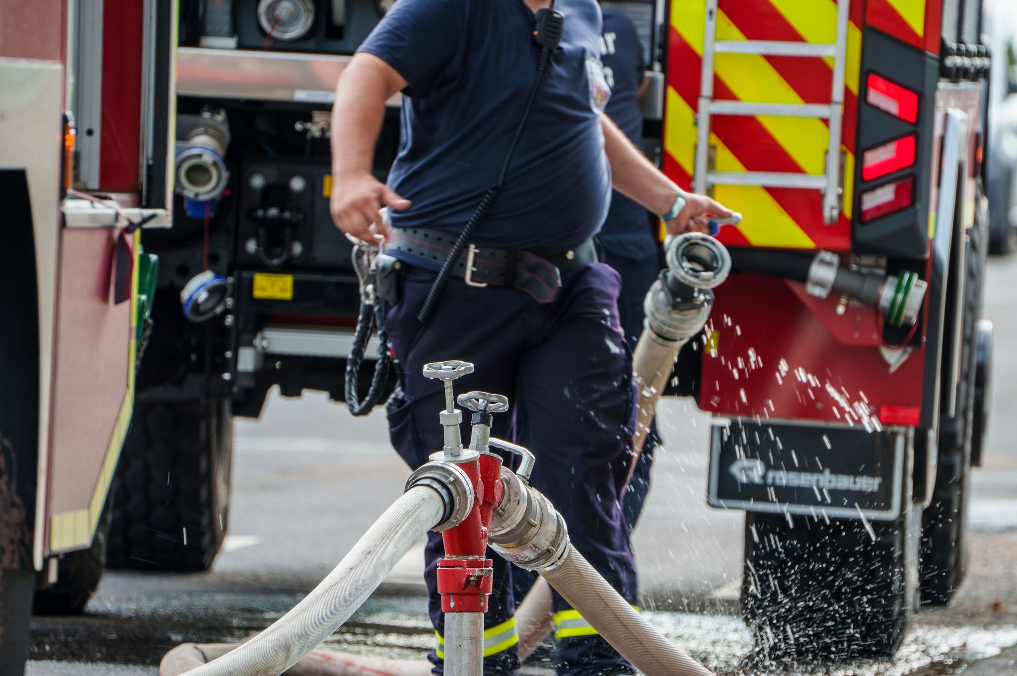 Feuerwehrmann bei Waldbrand verletzt