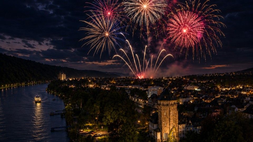 Genuss bis Mitternacht bei „Rhein in Flammen“