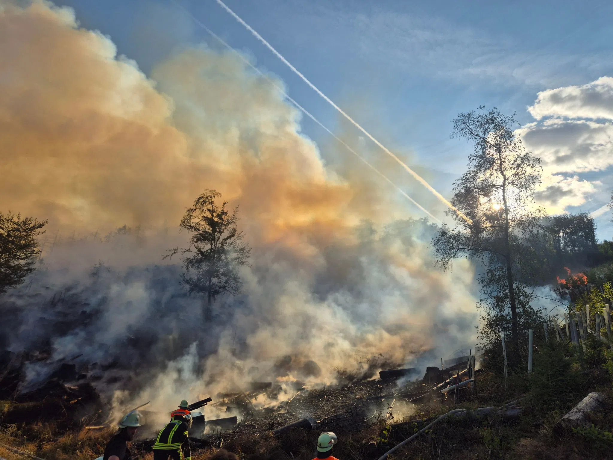 Waldbrand bei Nonnweiler weitgehend unter Kontrolle