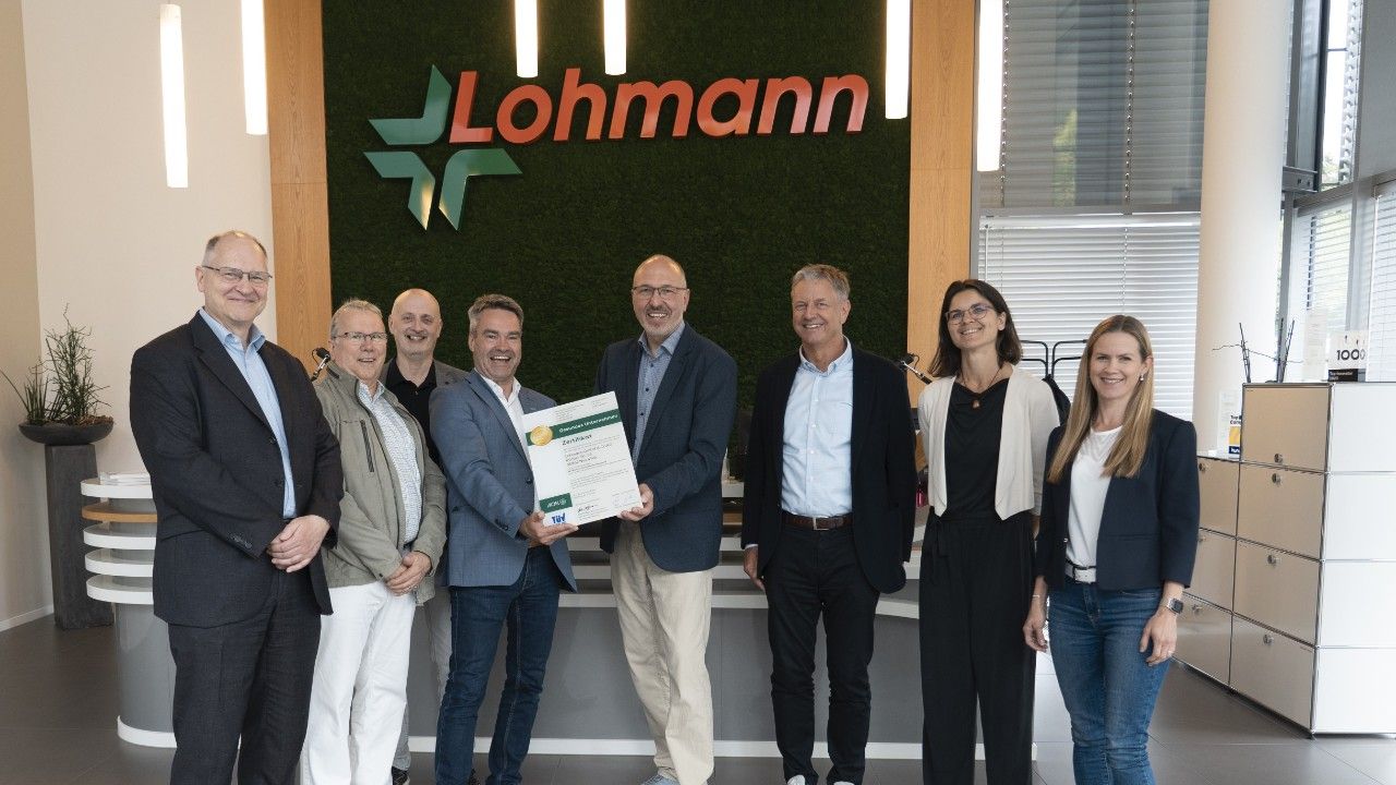 Lohmann erhält seltenes TÜV-Zertifikat & AOK-Auszeichnung „Gesundes Unternehmen“ in Gold