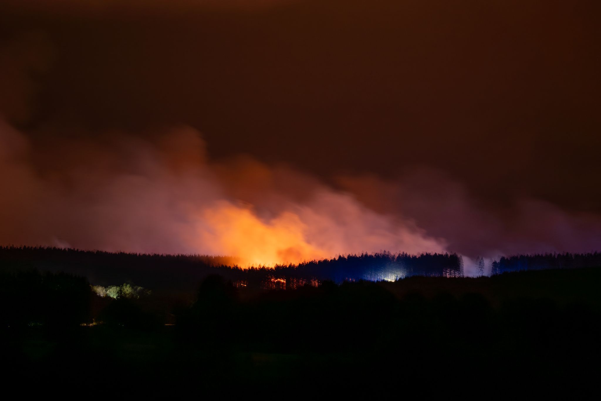 Feuerwehr in Monschau: Fahren Einsatz zurück Feuerwehr in Monschau: Fahren Einsatz zurück