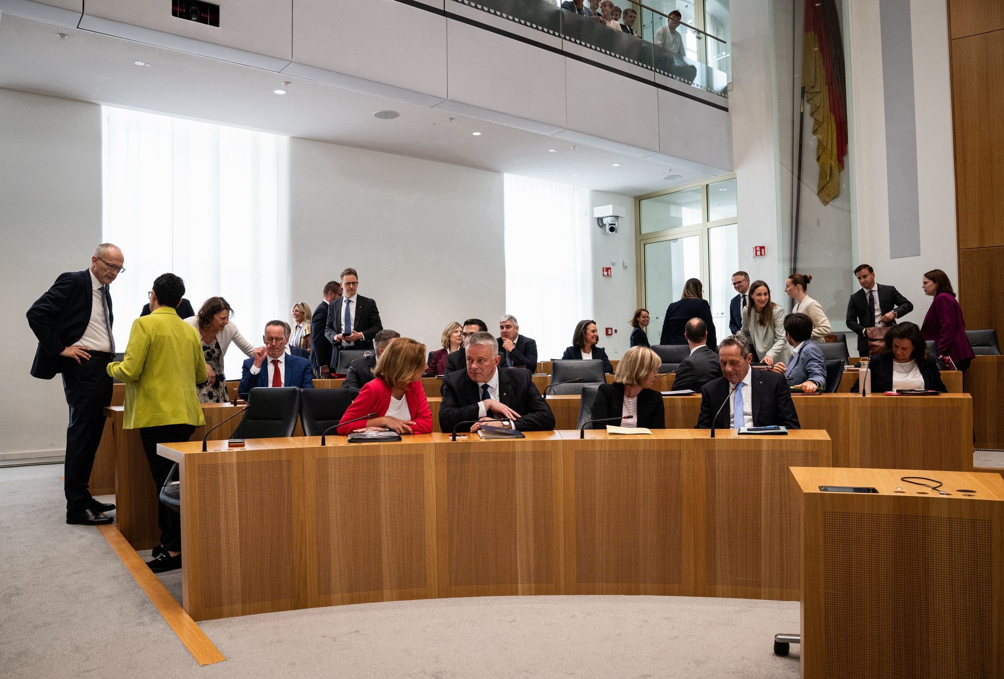 Große Koalition in Rheinland-Pfalz zieht erste Bilanz Große Koalition in Rheinland-Pfalz zieht erste Bilanz