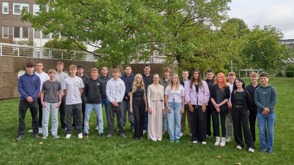 Energiegeladener Start in das Berufsleben bei der evm-Gruppe Energiegeladener Start in das Berufsleben bei der evm-Gruppe