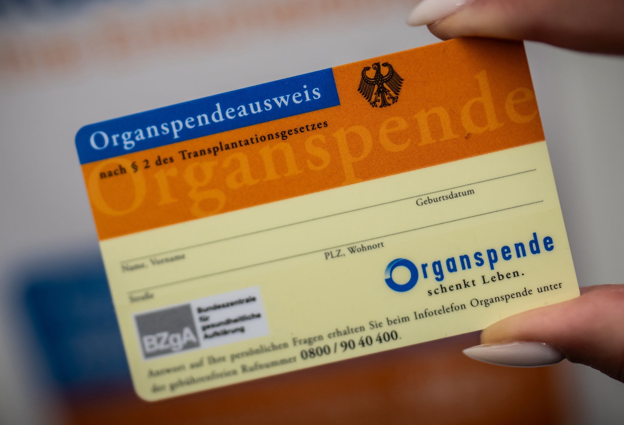 Organspende gefunden: Polizei überbringt gute Nachricht
