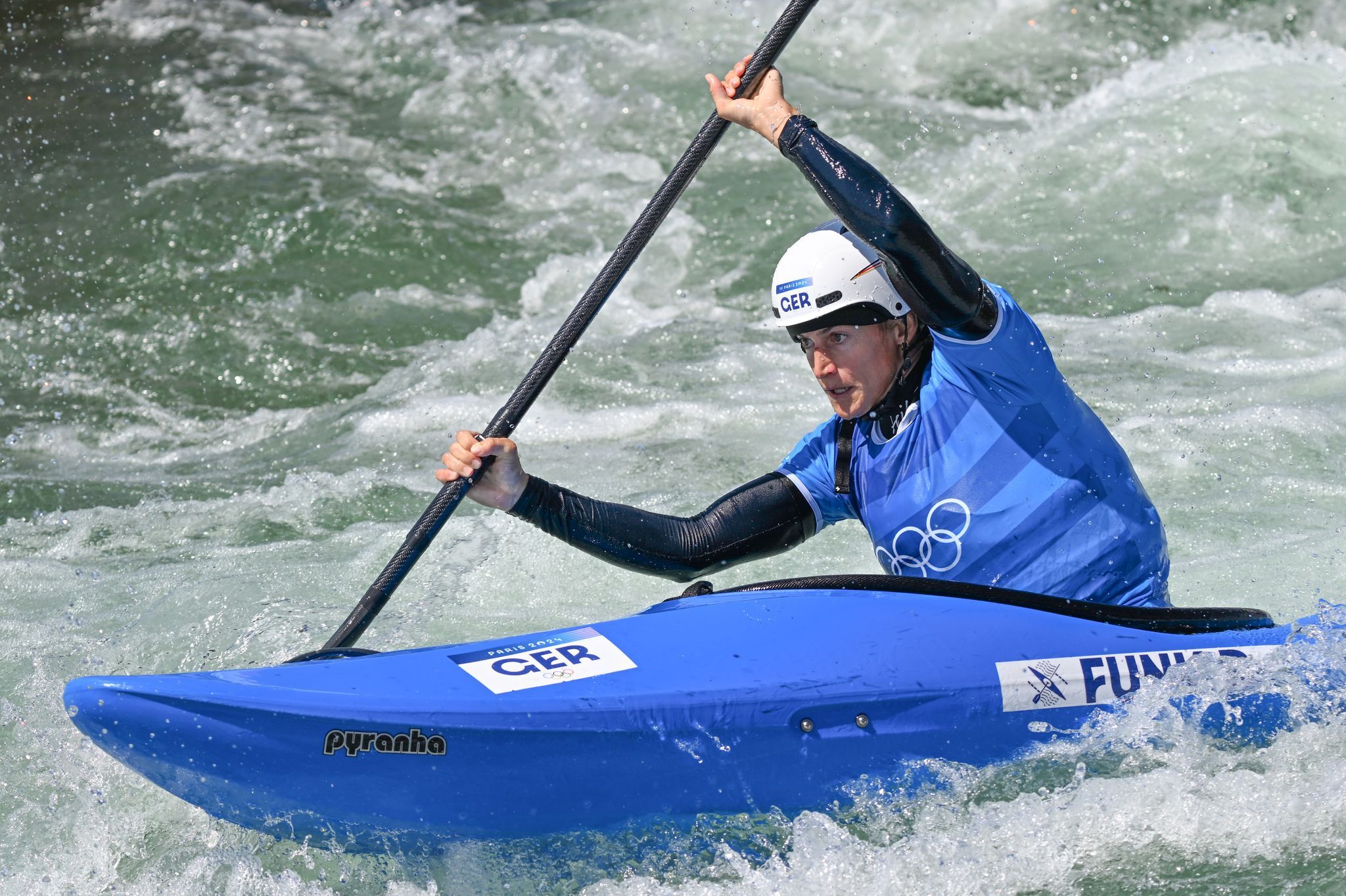 Ricarda Funk Weltcup-Zweite im Kajak Cross