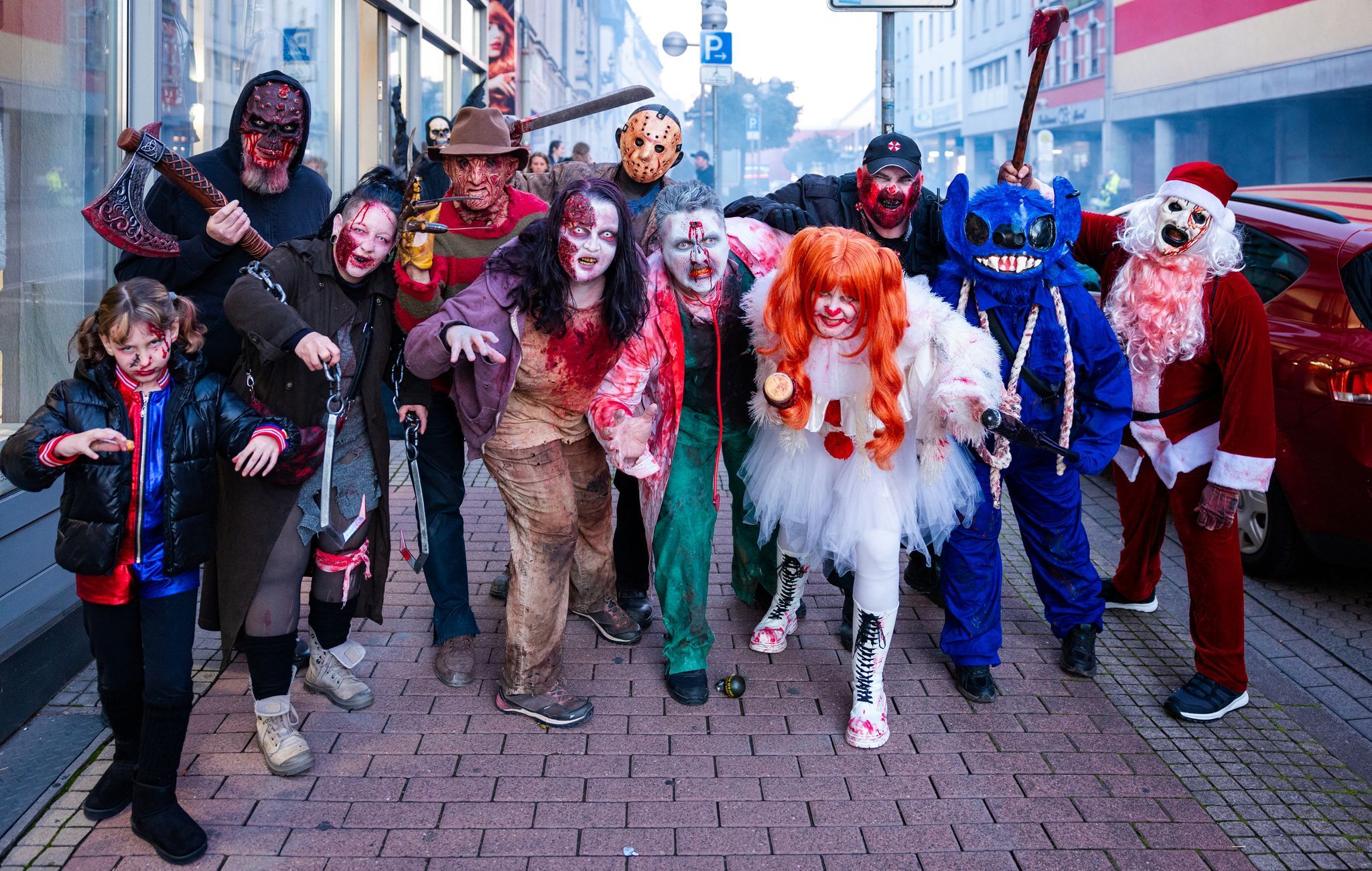 Zombies verwandeln Völklinger Innenstadt in Gruselzone
