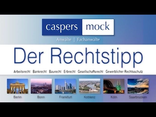 Der Rechtstipp - Blau machen wegen Corona?