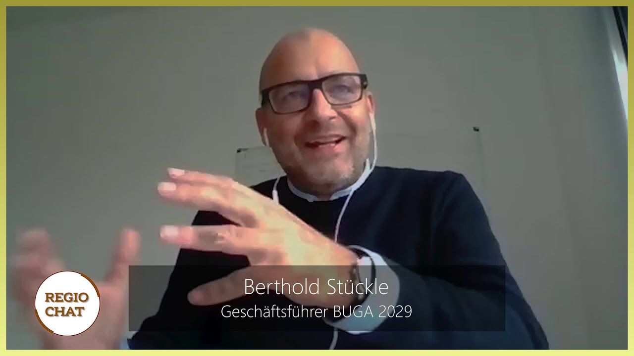 „Regio-Chat" mit Berthold Stückle (Geschäftsführer BUGA 2029) im Talk mit Bernd Schmellenkamp