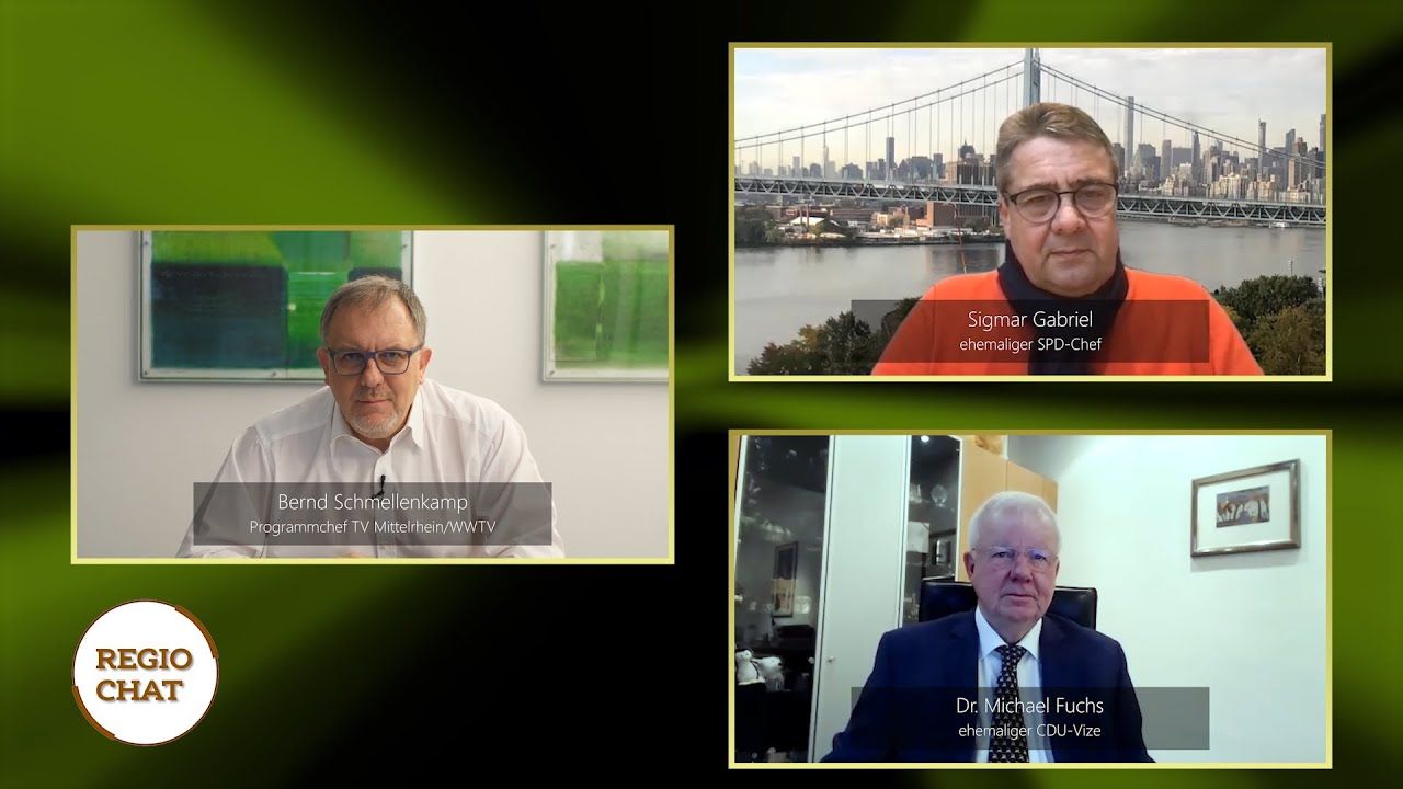 „Regio-Chat" mit Sigmar Gabriel (ehem. SPD-Chef) & Dr. Michael Fuchs (Politikexperte)