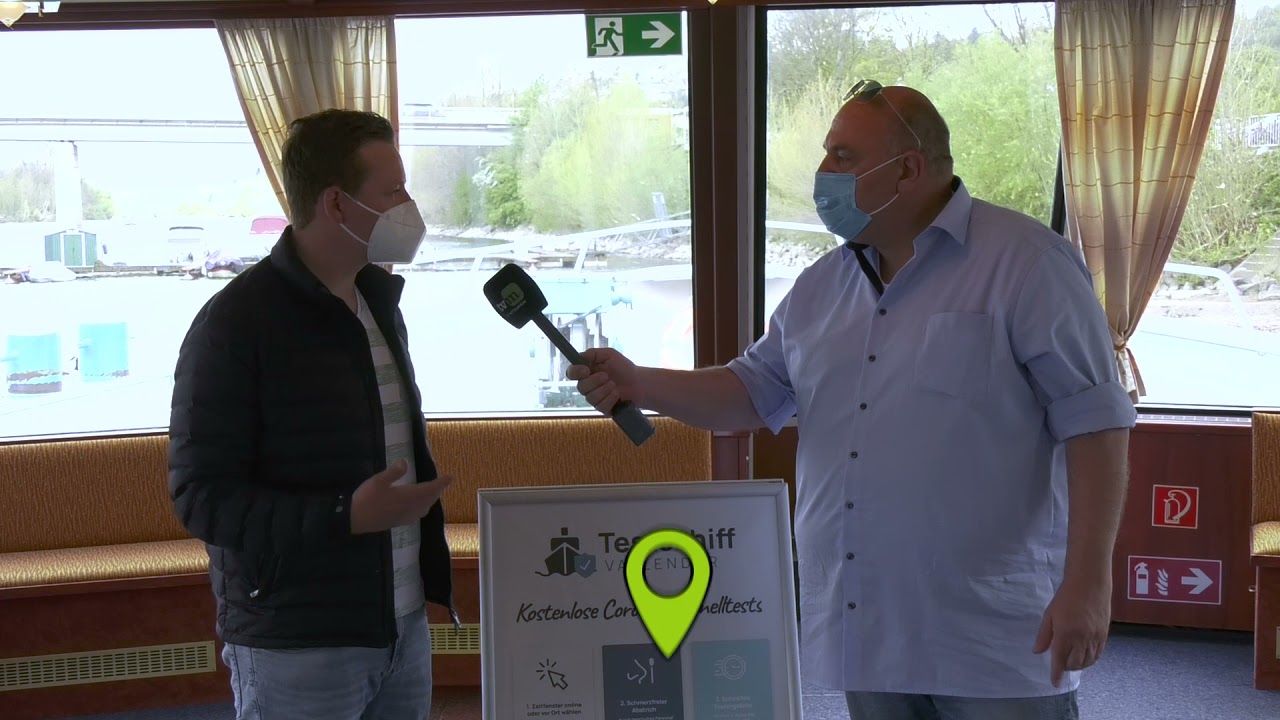 Testzentrum mit Urlaubsatmosphäre | 30.4.2021