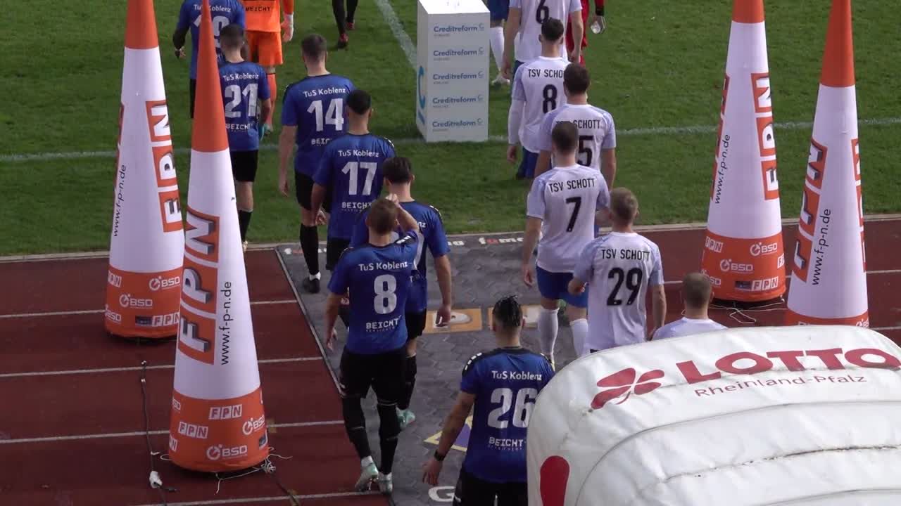 Spitzenspiel lockt knapp 1200 Zuschauer in Stadion Oberwerth: TuS Koblenz empfängt TSV Schott Mainz