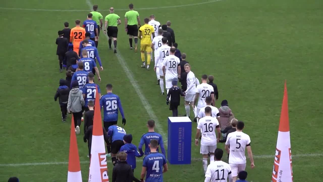 Tor in letzter Minute entscheidet Spiel zwischen TuS Koblenz und TSG Pfeddersheim